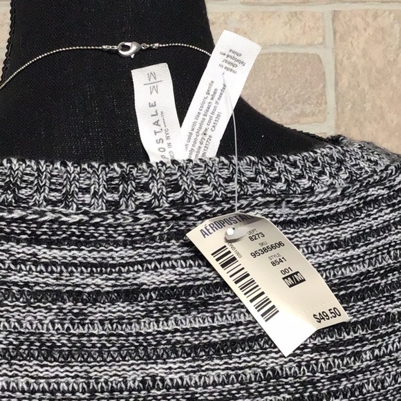 AEROPOSTALE NWT - Sz M - heathered sweater - timeless chic works to everything - Picture 6 of 8